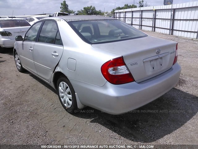4T1BE32K54U910649 - 2004 TOYOTA CAMRY LE/XLE/SE 银色 照片 3
