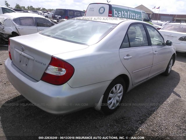 4T1BE32K54U910649 - 2004 TOYOTA CAMRY LE/XLE/SE 银色 照片 4