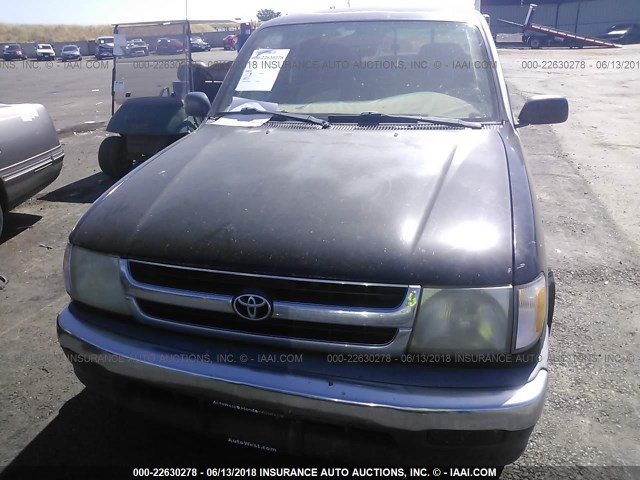 4TAVL52N0WZ011129 - 1998 TOYOTA TACOMA XTRACAB BLACK photo 6