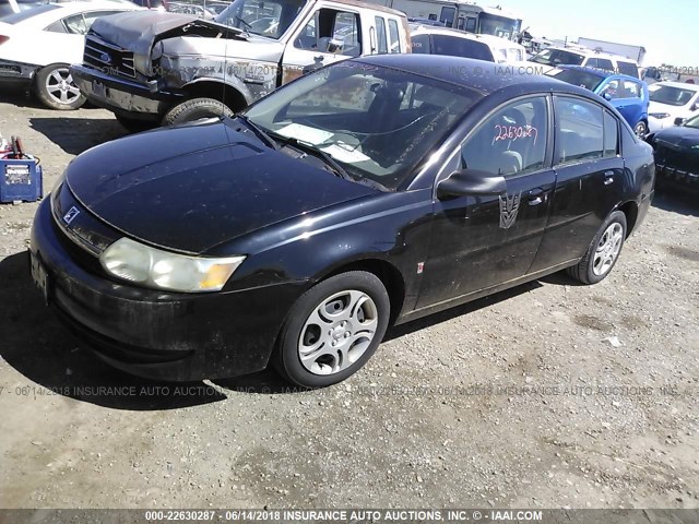 1G8AJ52FX4Z232178 - 2004 SATURN ION LEVEL 2 BLACK photo 2