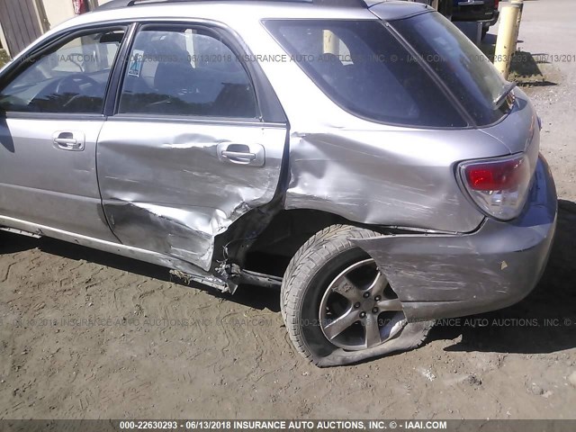 JF1GG61647G809816 - 2007 SUBARU IMPREZA 2.5I SILVER photo 6