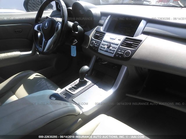 5J8TB18298A012660 - 2008 ACURA RDX GRAY photo 5