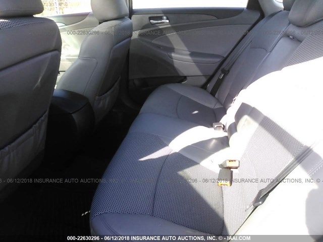 5NPEC4AC2CH344871 - 2012 HYUNDAI SONATA SE/LIMITED Navy photo 8