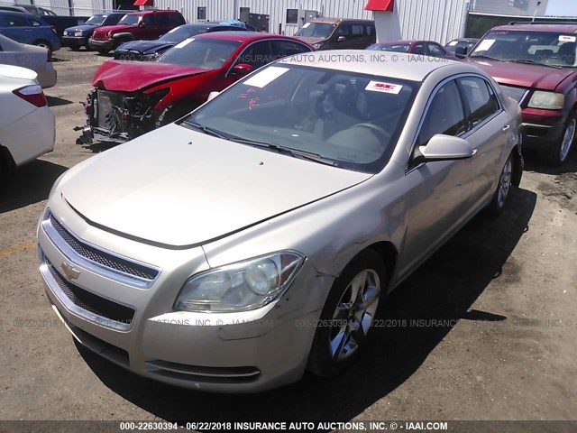 1G1ZC5E01AF234059 - 2010 CHEVROLET MALIBU 1LT ვერცხლისფერი ფოტო 2