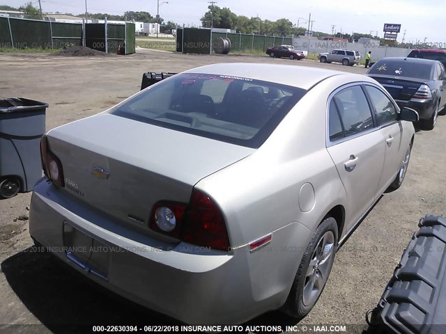 1G1ZC5E01AF234059 - 2010 CHEVROLET MALIBU 1LT ვერცხლისფერი ფოტო 4