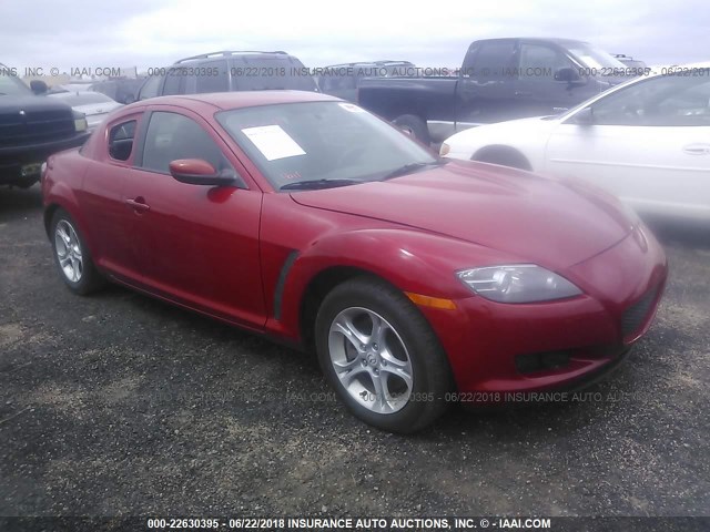 JM1FE173160206888 - 2006 MAZDA RX8 RED photo 1