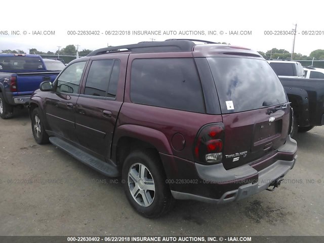 1GNET16S656132462 - 2005 CHEVROLET TRAILBLAZER EXT LS/EXT LT MAROON photo 3