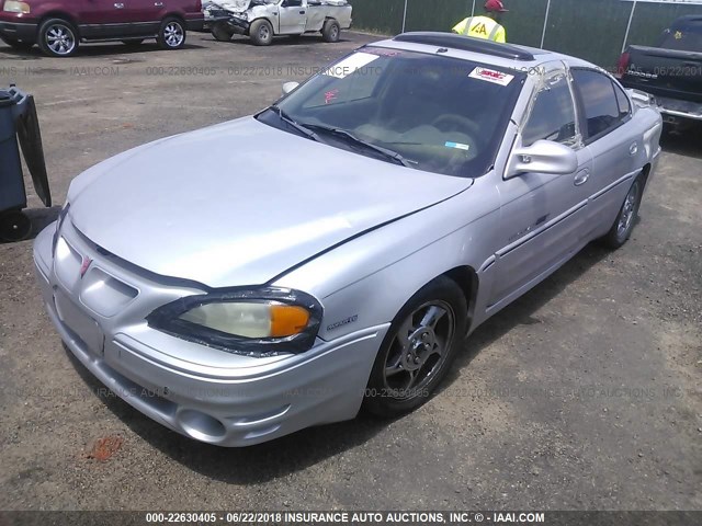 1G2NV52E32M621150 - 2002 PONTIAC GRAND AM GT1 SILVER photo 2