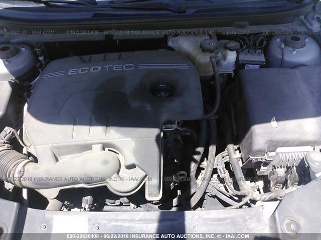 1G1ZC5E03A4125372 - 2010 CHEVROLET MALIBU 1LT 银色 照片 10