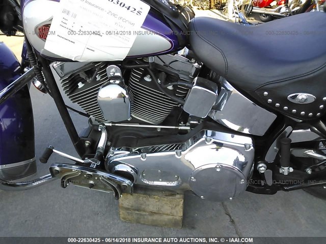 1HD1BWB171Y018553 - 2001 HARLEY-DAVIDSON FLSTCI PURPLE photo 9