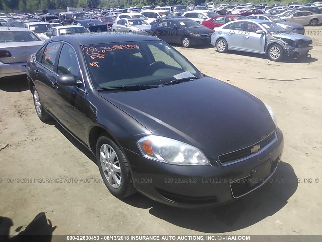 2G1WS583181345689 - 2008 CHEVROLET IMPALA POLICE BLACK photo 1