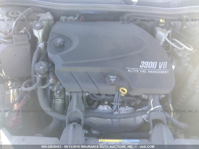 2G1WS583181345689 - 2008 CHEVROLET IMPALA POLICE BLACK photo 10