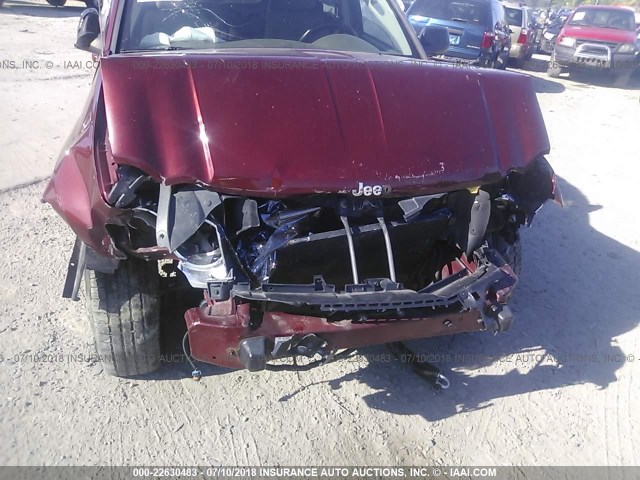 1J8GR48K37C640531 - 2007 JEEP GRAND CHEROKEE LAREDO/COLUMBIA/FREEDOM 栗色 照片 6
