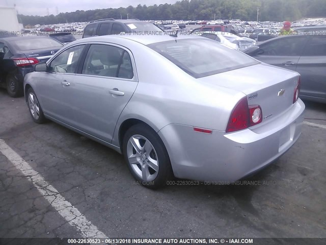 1G1ZB5E12BF259002 - 2011 CHEVROLET MALIBU LS SILVER photo 3