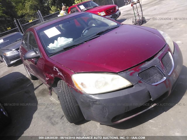 1G2ZG528954136862 - 2005 PONTIAC G6 RED photo 1