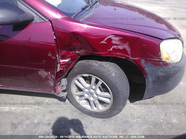 1G2ZG528954136862 - 2005 PONTIAC G6 RED photo 6