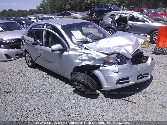 KL1TD5DE9BB134198 - 2011 CHEVROLET AVEO LS/LT 银色 照片 1