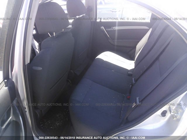 KL1TD5DE9BB134198 - 2011 CHEVROLET AVEO LS/LT 银色 照片 8