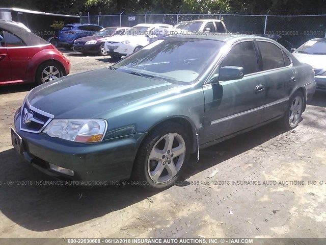 19UUA56813A016622 - 2003 ACURA 3.2TL TYPE-S GREEN photo 2