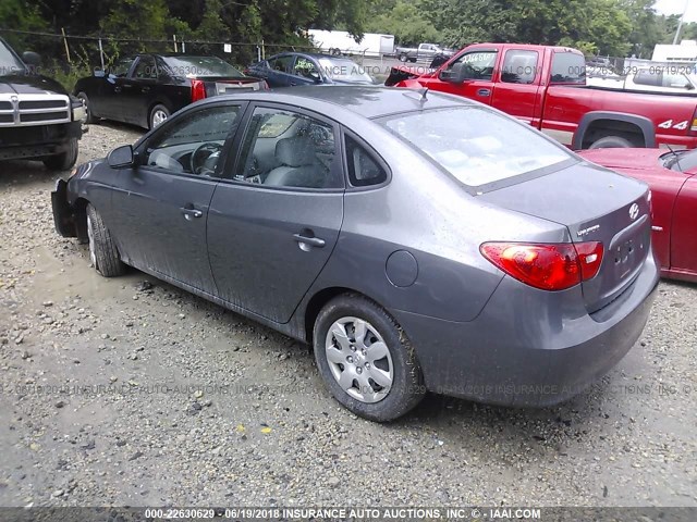 KMHDU46D09U649905 - 2009 HYUNDAI ELANTRA GLS/SE GRAY photo 3