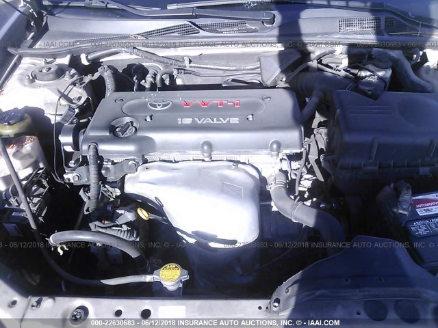 4T1BE30K45U587618 - 2005 TOYOTA CAMRY LE/XLE/SE ოქროსფერი ფოტო 10