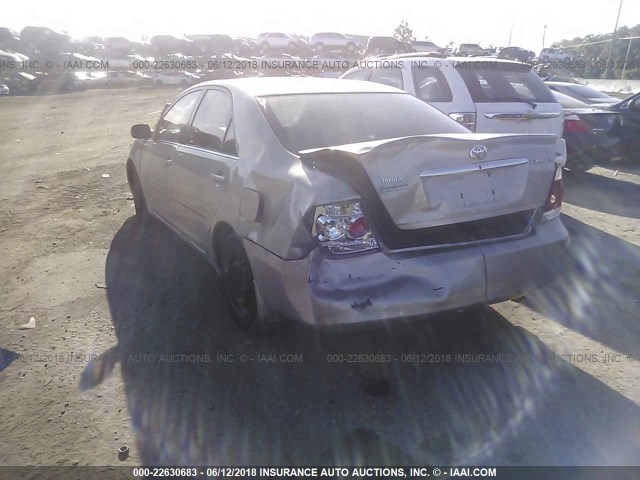 4T1BE30K45U587618 - 2005 TOYOTA CAMRY LE/XLE/SE ოქროსფერი ფოტო 3