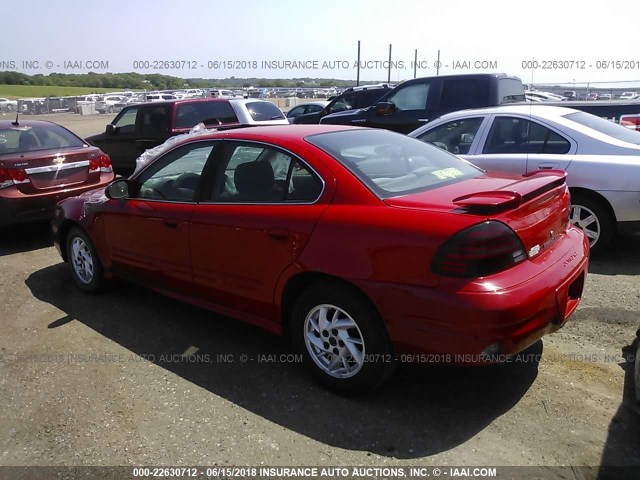 1G2NF52E44M515449 - 2004 PONTIAC GRAND AM SE1 RED photo 3