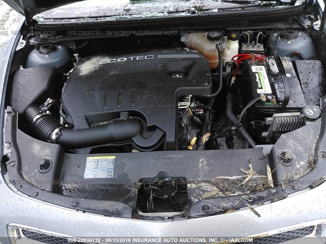 1G1ZH57B394207582 - 2009 CHEVROLET MALIBU 1LT BLUE photo 10