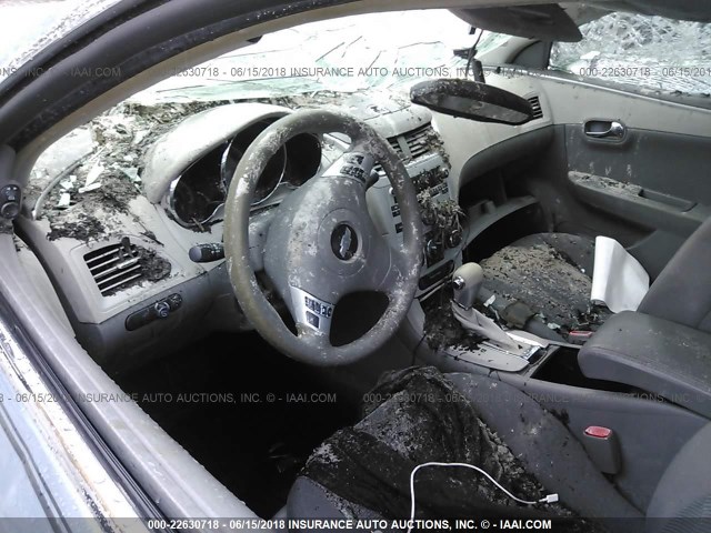 1G1ZH57B394207582 - 2009 CHEVROLET MALIBU 1LT BLUE photo 5