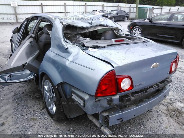 1G1ZH57B394207582 - 2009 CHEVROLET MALIBU 1LT BLUE photo 6