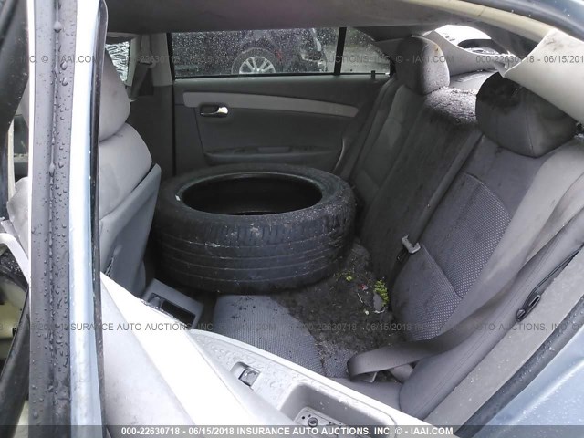 1G1ZH57B394207582 - 2009 CHEVROLET MALIBU 1LT BLUE photo 8