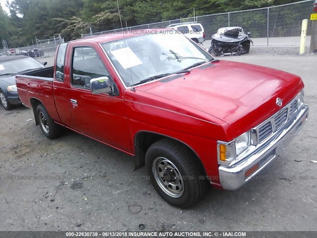 1N6SD16S8PC301679 - 1993 NISSAN TRUCK KING CAB RED photo 1