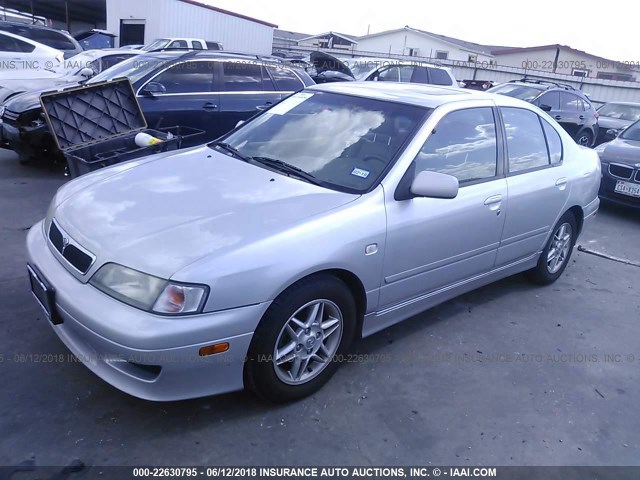 JNKCP11A32T510123 - 2002 INFINITI G20 SILVER photo 2