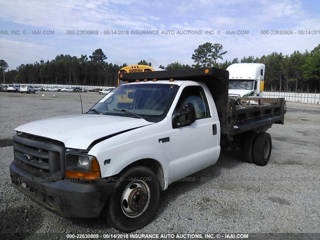 1FDWF36L2XED85999 - 1999 FORD F350 SUPER DUTY WHITE photo 2