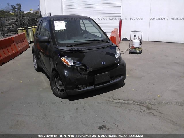 WMEEJ31X49K330954 - 2009 SMART FORTWO PURE/PASSION BLACK photo 1