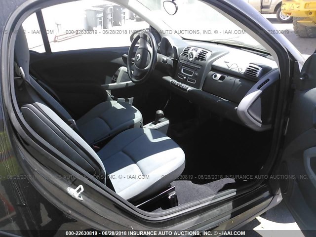 WMEEJ31X49K330954 - 2009 SMART FORTWO PURE/PASSION BLACK photo 5
