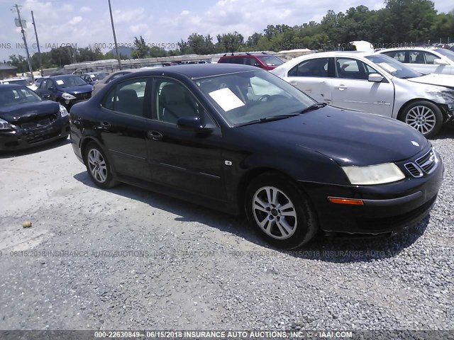 YS3FD49Y861006008 - 2006 SAAB 9-3 BLACK photo 1