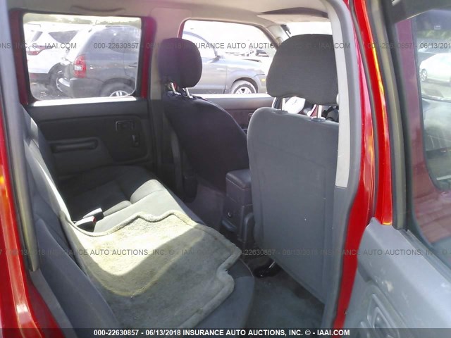 1N6ED29X33C432314 - 2003 NISSAN FRONTIER CREW CAB XE/CREW CAB SE RED photo 8