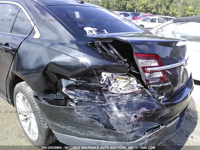 1FAHP2F88DG138587 - 2013 FORD TAURUS LIMITED BLACK photo 6