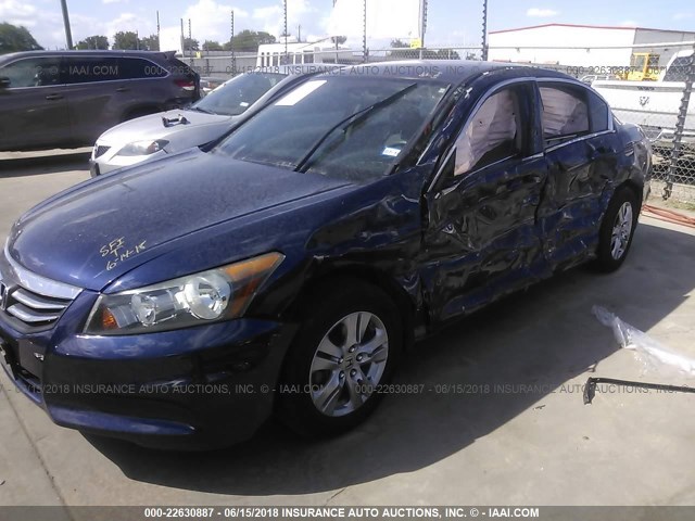 1HGCP2F49CA147884 - 2012 HONDA ACCORD LXP BLUE photo 2