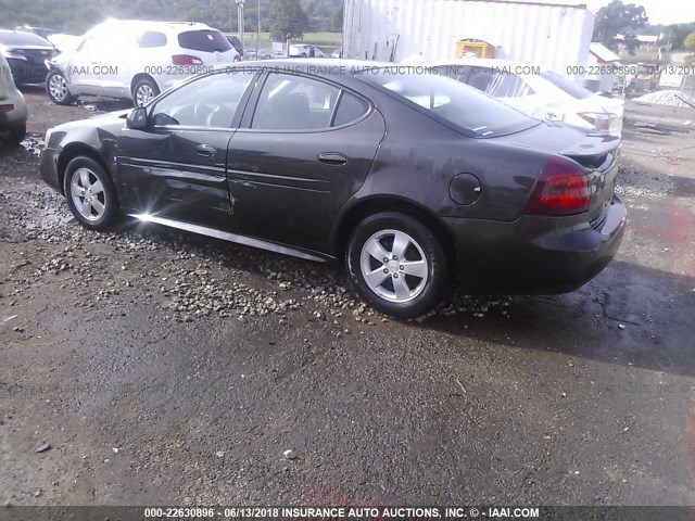 2G2WP552681166847 - 2008 PONTIAC GRAND PRIX BLACK photo 3