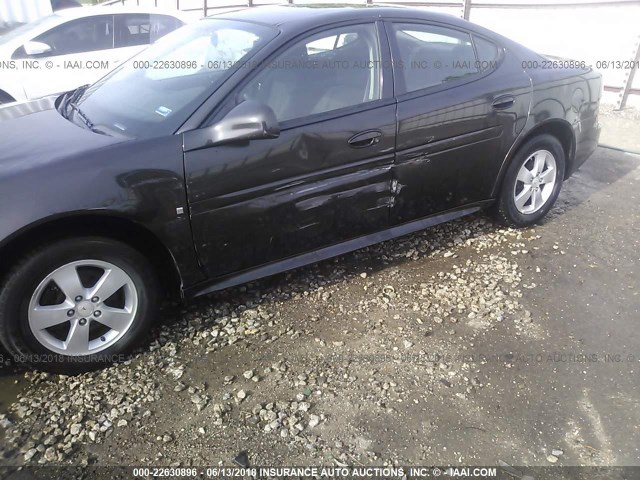 2G2WP552681166847 - 2008 PONTIAC GRAND PRIX BLACK photo 6