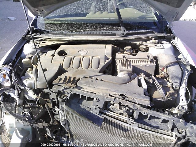 1N4AL21E18N527227 - 2008 NISSAN ALTIMA 2.5/2.5S SILVER photo 10