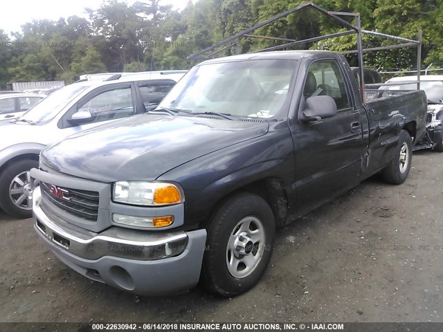 1GTEC14X73Z227356 - 2003 GMC NEW SIERRA C1500 GRAY photo 2