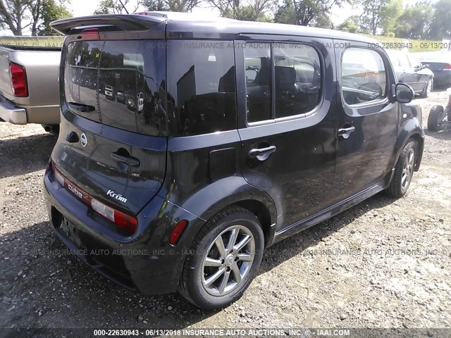 JN8AZ2KR7BT200865 - 2011 NISSAN CUBE S/SL/KROM BLACK photo 4