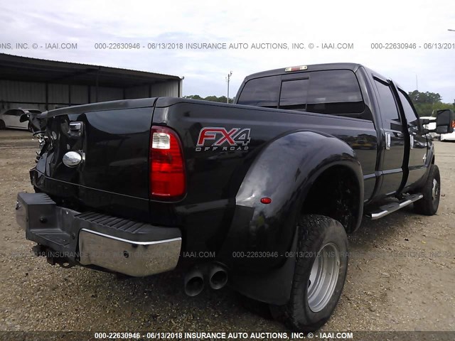 1FT8W3DT2CEC92541 - 2012 FORD F350 SUPER DUTY BLACK photo 4