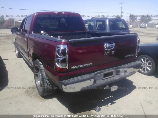 2GCEC13T551300038 - 2005 CHEVROLET SILVERADO C1500 BURGUNDY photo 3