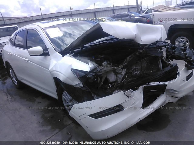 5J6TF3H59CL002596 - 2012 HONDA CROSSTOUR EXL WHITE photo 1