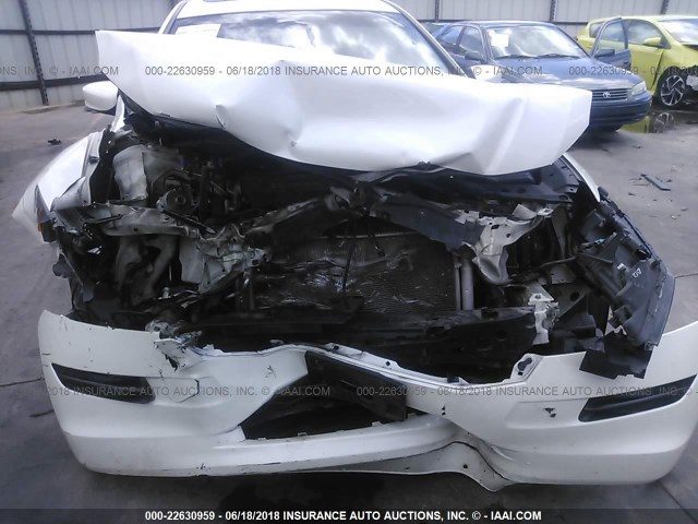 5J6TF3H59CL002596 - 2012 HONDA CROSSTOUR EXL WHITE photo 6