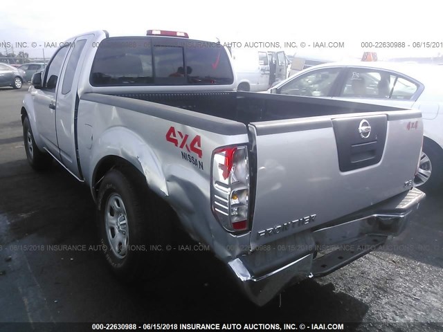 1N6BD0CT4AC445034 - 2010 NISSAN FRONTIER KING CAB SE/LE/NISMO SILVER photo 3